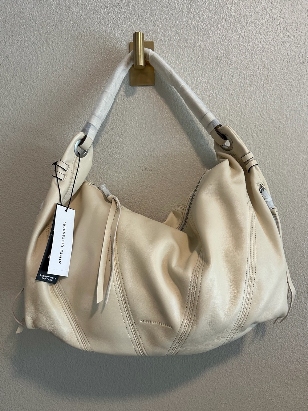 ☀️ New! AIMEE KESTENBERG Galaxy Leather Hobo Bag